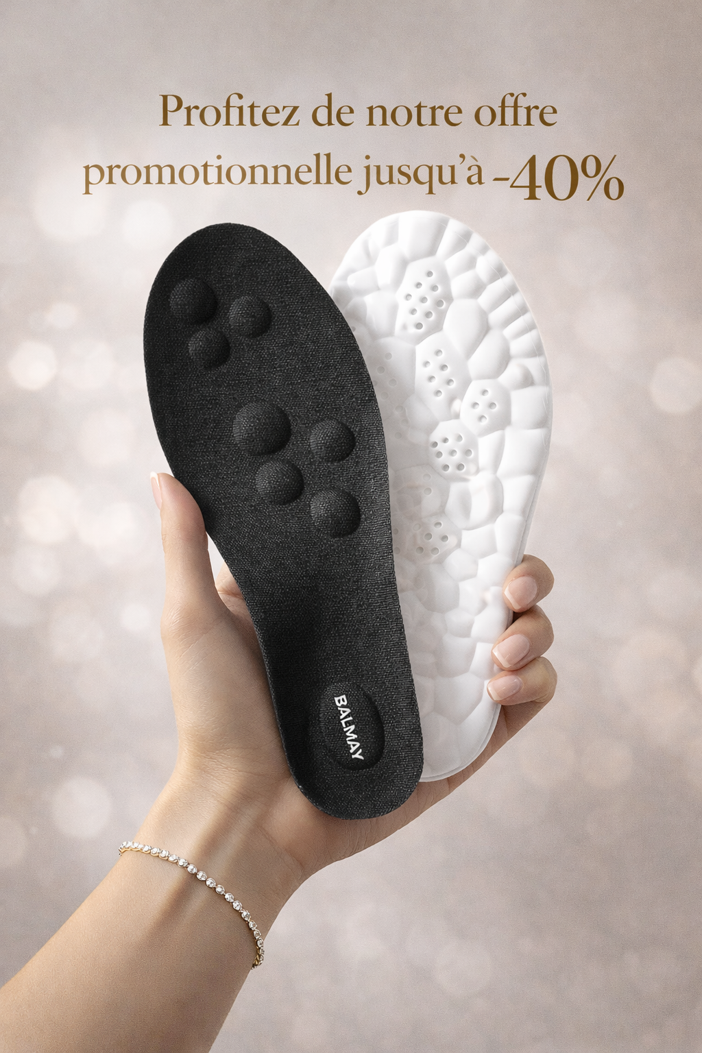 Semelles ergonomiques 4D